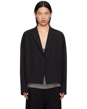 Julius Wide Blazer - Black