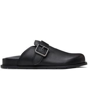 COACH Buckle Clogs - Black