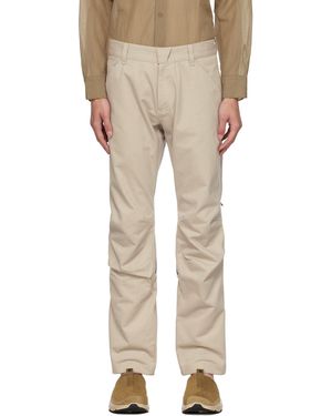 OLLY SHINDER Zip Trousers - Natural