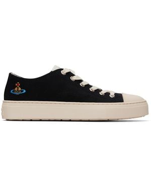 Vivienne Westwood Low Top Plimsoll Trainers - Black