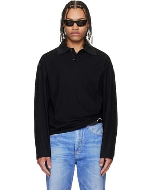 Our Legacy Rugby Longsleeve Polo - Black