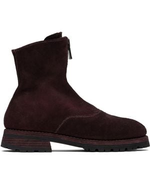 Guidi Burgundy 210Wv Boots - Brown