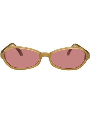 Our Legacy Khaki Drain Sunglasses - Pink