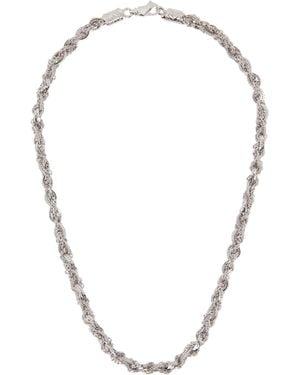Emanuele Bicocchi Small Round Braid Necklace - Metallic
