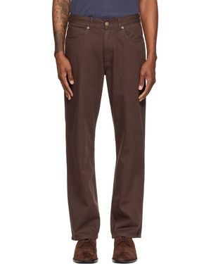 Palmes Coarse Pants - Brown