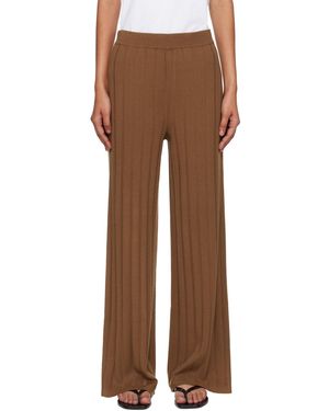 MM by Max Mara Tema Lounge Trousers - Brown