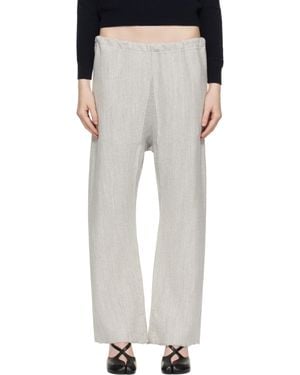 Maison Margiela ベージュ Jersey ラウンジパンツ ブラック | Lyst
