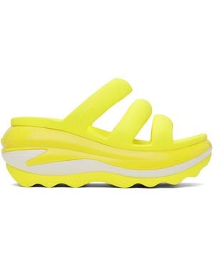 Crocs™ Mega Crush Triple Strap Sandals - Yellow