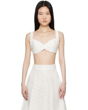 Zimmermann Crush Embroide Bralette - Multicolour