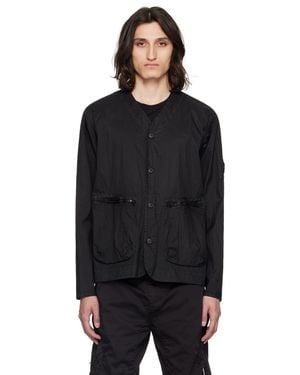 C.P. Company Button Jacket - Black