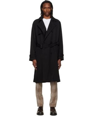 HUGO Belted Trench Coat - Black