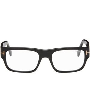 Tom Ford Rectangular Light Glasses - Black