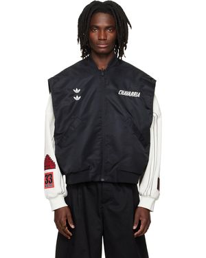Willy Chavarria Adidas Originals Edition Padded Reversible Vest - Black
