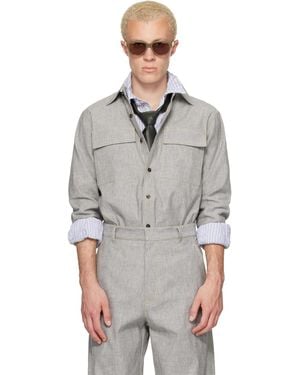 Bottega Veneta Cotton Shirt - Grey