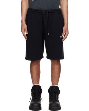 Off-White c/o Virgil Abloh Heraldic Arrow Skate Sweat Shorts - Black