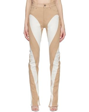 Mugler Ssense Exclusive & Spiral Jeans - Multicolour