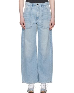 Citizens of Humanity Wide Ayla Cargo Jeans - Blue