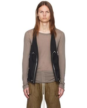 Rick Owens Bauhaus ベスト - ブラック