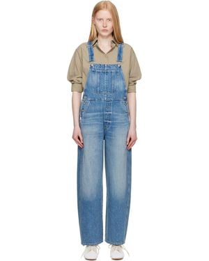 Citizens of Humanity Freya Denim Overalls - Black