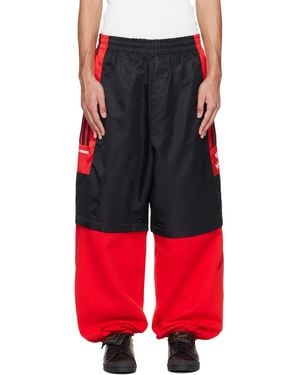 Willy Chavarria Adidas Originals Zip Off Joggers - Red