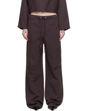 Jean Paul Gaultier 'The Embossed Gaultier' Lounge Trousers - Black