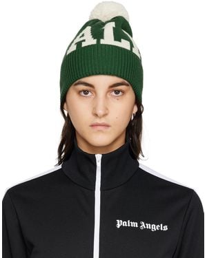 Palm Angels ーン ポンポン ビーニー - グリーン