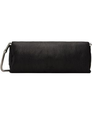 Rick Owens Tower Tumbled Lamb Clutch - Black