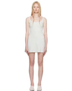 Skims Drop Needle Pointelle Cami Minidress - Black