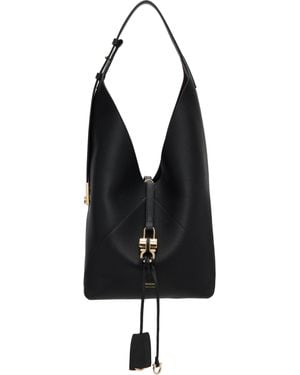 Ferragamo V-Shaped Tote - Black