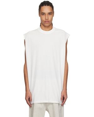 Rick Owens オフホワイト Hollywood Tarp Tシャツ - ブラック