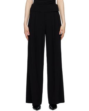 Proenza Schouler Black Matte Trousers