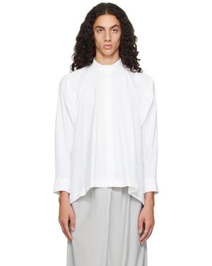 Issey Miyake Trapezoid Shirt - White