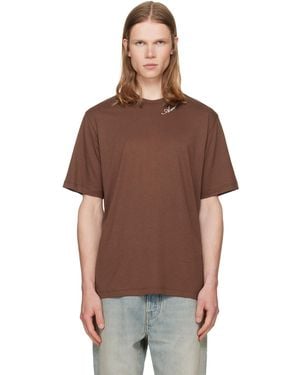 Amiri Script Jmodal Reg T-Shirt - Brown