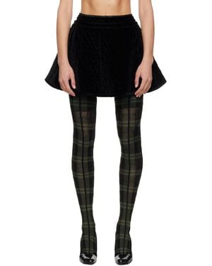 Vivienne Westwood Quilted Miniskirt - Black