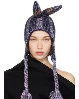 Collina Strada Vitelli Edition Spiky Beanie - Blue