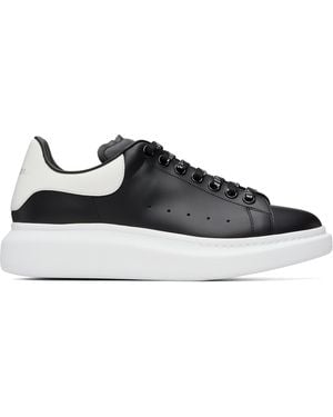 McQueen Baskets Oversized Noir Et Blanc