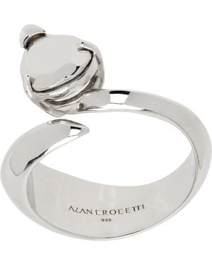 ALAN CROCETTI Hard Alien Ring - Metallic