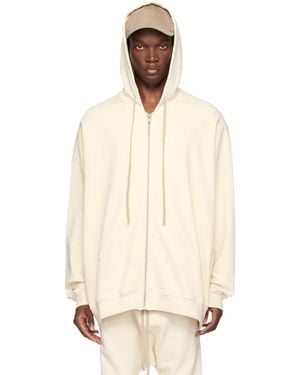 Rick Owens X Champion Jumbo Jason Hooded Jacket in Gray for Rick Owens X Champion Jumbo Jason Hooded Jacket in Gray for