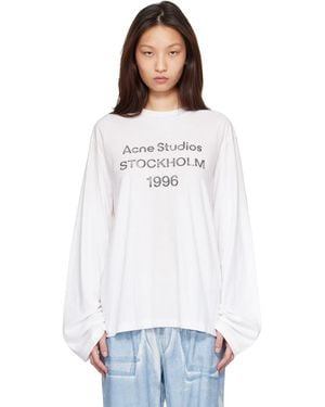 Acne Studios Off- Sprayed 1996 Logo T-Shirt - White