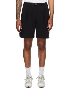 Snow Peak Breathable Quick Dry Active Shorts - Black