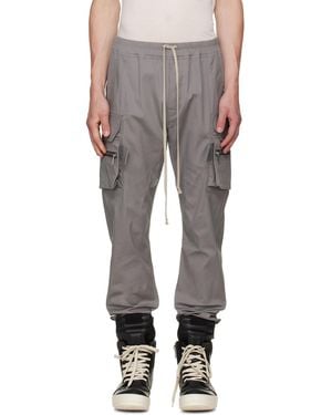Rick Owens Tower Mastodon Cargo Trousers - Grey
