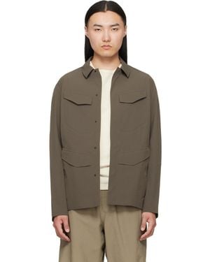 Veilance Taupe Field Softshell Jacket - Brown