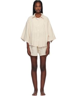 【関税込み】Deiji Studios イエロー Placket パジャマセット Deiji Studios イエロー Placket パジャマセット ブラック | Lyst