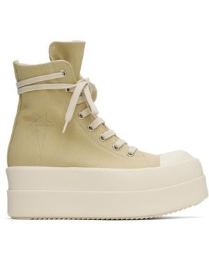 Rick Owens ベージュ Hollywood Double Bumper Sneaks スニーカー - ナチュラル