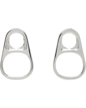 ジャンポールゴルチエ ピアス ロゴモチーフ シルバー925 イヤリング Jean Paul Gaultier: 'The Piercing' ピアス | SSENSE 日本