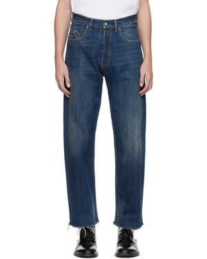 Maison Margiela ブルー ストレートレッグ ジーンズ