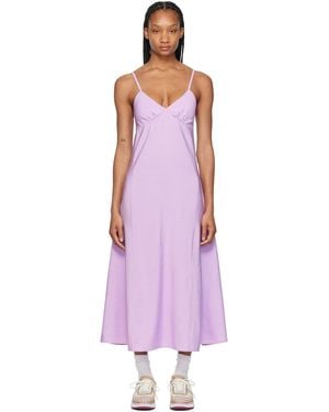 Maison Kitsuné Strap Maxi Dress - Multicolour