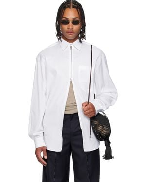 SONIA CARRASCO Zipped Shirt - White