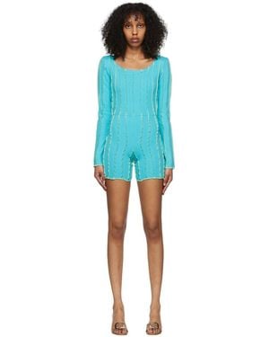 Helenamanzano Ssense Exclusive Carmen Jumpsuit - Blue