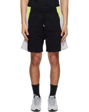 CASABLANCA Colourblock Sweat Shorts - Black
